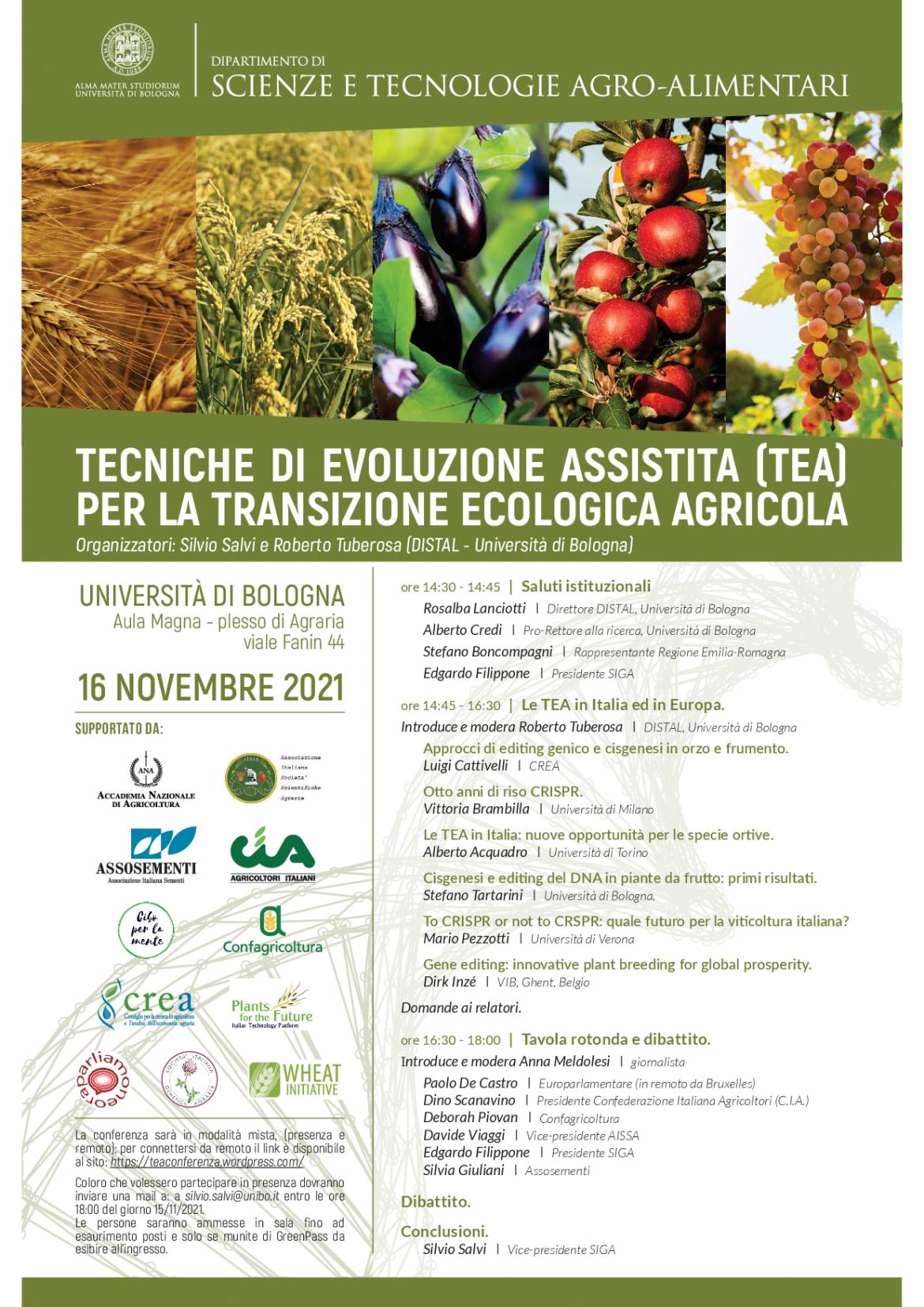 Tecniche di evoluzione assistita (TEA) per la transizione ecologica agricola