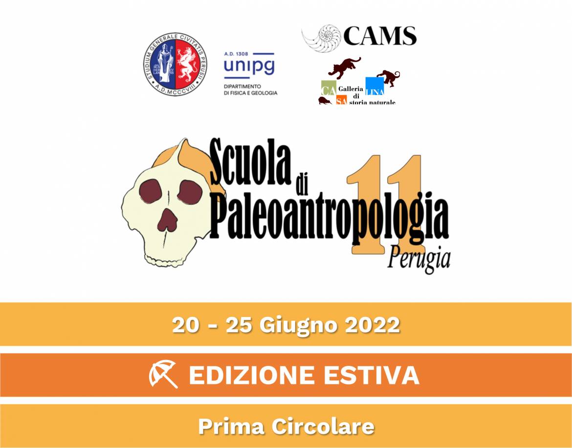 11° Scuola di Paleoantropologia di Perugia – edizione estiva